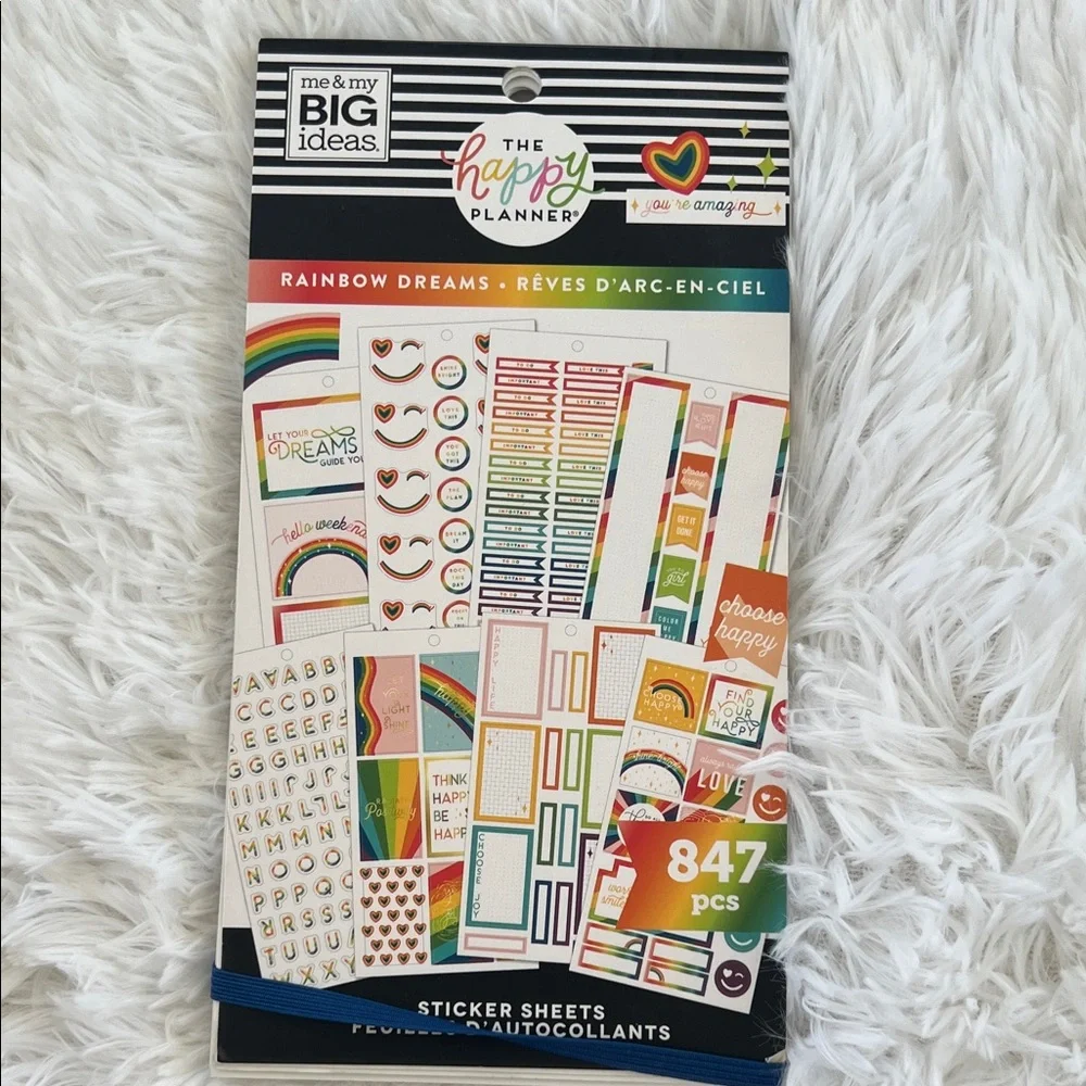 The Happy Planner Rainbow dreams sticker pack
